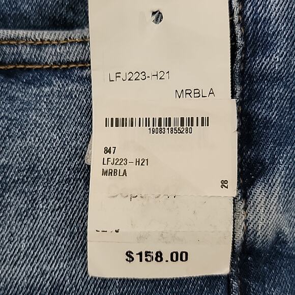 Lovers and Friends Women's Ricky High Waist Skinny Distressed Denim Jeans 28 - Picture 9 of 16